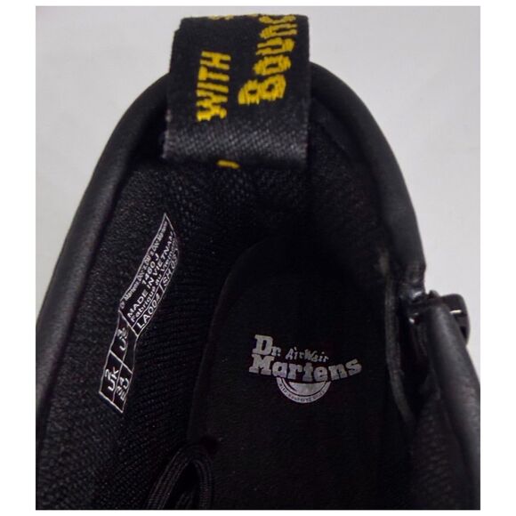 DR MARTENS Junior 1460 Pansy Patent Leather Lace Up Boots - Picture 5 of 7